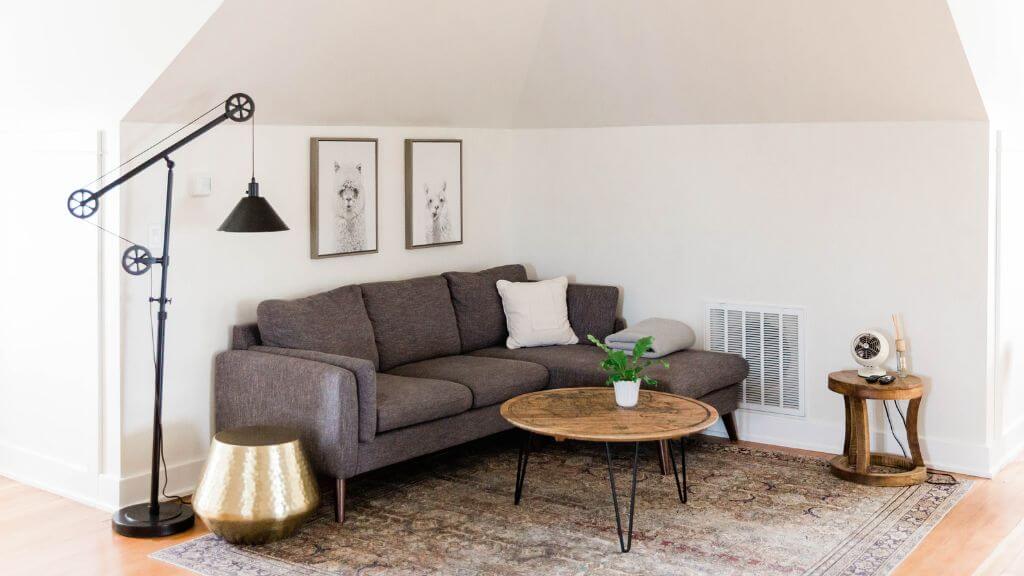 Modern minimalist interior design