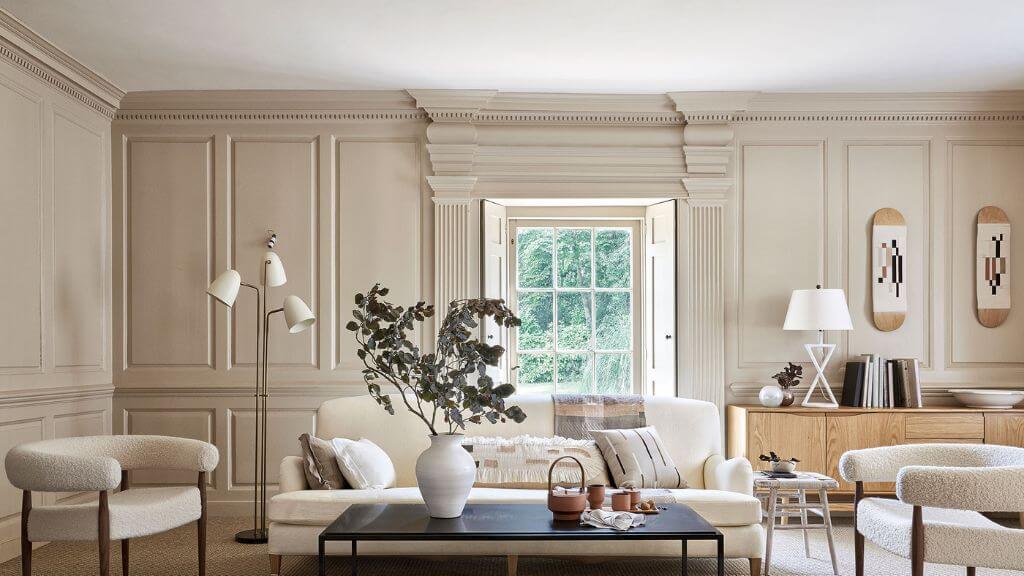 Organic textures and layers for interior home