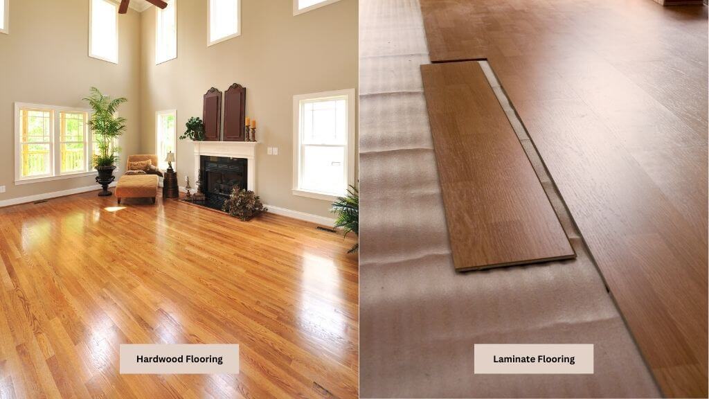 Hardwood Flooring and Laminate Flooring